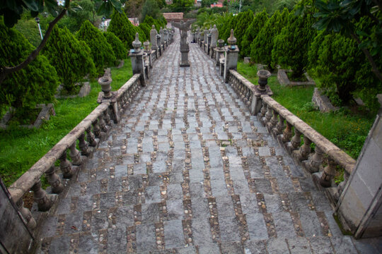 Escaleras del cristo rey, en ejutla jalisco