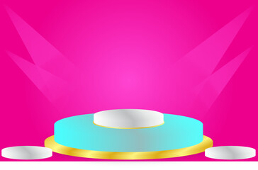 Gradient Background Empty Room Pink