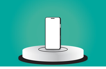 Gradient Background Empty Room Pink