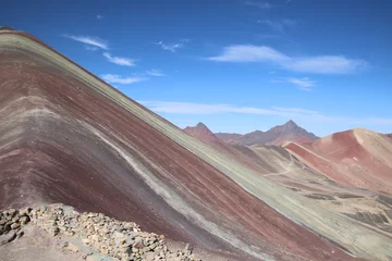 Papier Peint photo autocollant Vinicunca Vinicauca Mountain - "Montaña Siete Colores" near Cusco, Peru