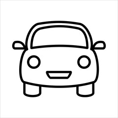 Car Icon Logo Design Vector Template Illustration Sign And Symbol Pixels Perfect