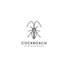 Cockroach logo design icon tamplate