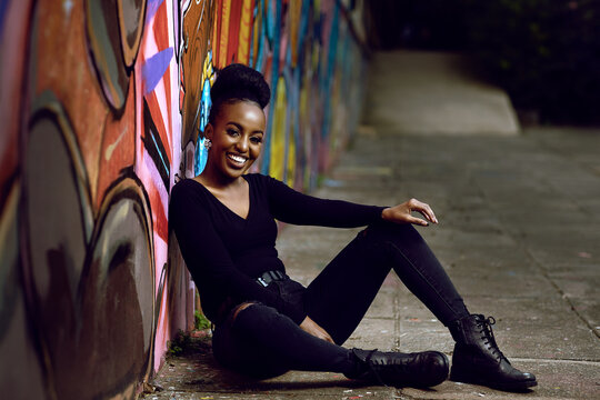 Portraits of young Black lady