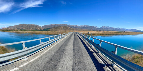 The McKenzie canal system in the central South Island was built in the 1970s and 1980s for the hydro-electricity generation system.
