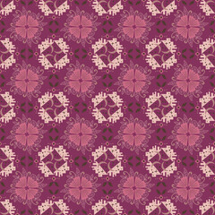 Floral Seamless Pattern Background Garden Nature Damask Aboriginal Ornament Art