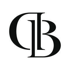 Letter DB or BD logo design. Abstract logo design - obrazy, fototapety, plakaty