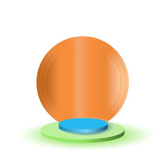 This picture is a presentation of a product that is outstanding and worth buying. The highlight is the. podium display for product presentation branding and packaging background