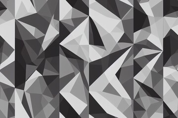 Obraz premium The geometric pattern. Seamless background. Gray and white texture.. High quality illustration