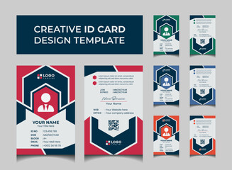 Creative Modern Id Card Design Template