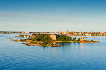 Picturesque Scandinavian island landscape - 535401439