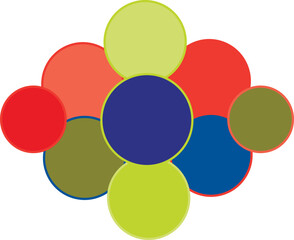 Social media info graphic blank template.