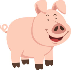 cartoon pig character