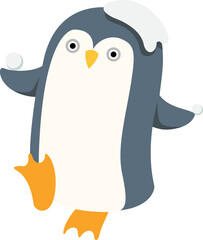 cartoon penguin character