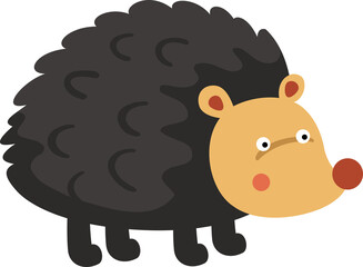 cartoon porcupine character