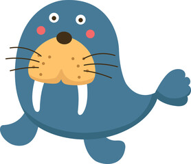 cartoon sea lion character