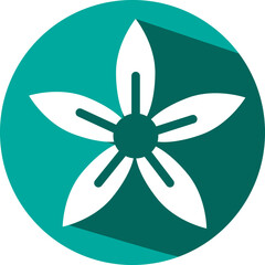 Hotel spa, illustration, vector on a white background.