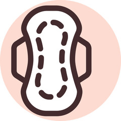 Pad with wings, illustration, vector on a white background.