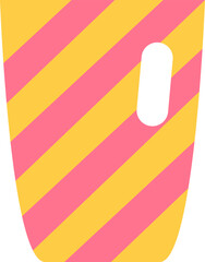 Party cup, illustration, vector on a white background.