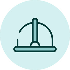 Academical discipline architecture, illustration, vector on a white background.