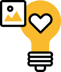 Ads idea, illustration, vector on a white background.