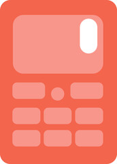Appliance mobile phone, illustration, vector on a white background.