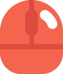 Appliance computer mouse, illustration, vector on a white background.