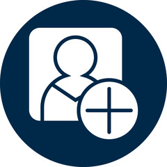 Blogging follower, illustration, vector on a white background.