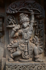 Fototapeta na wymiar Nuggehalli Sri Lakshmi Narasimha Temple, Nuggehalli, Karnataka, India