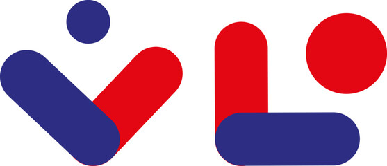 Abstract logo, illustration, vector on a white background.