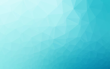 Fototapeta premium Light BLUE vector polygon abstract backdrop.