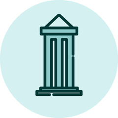 Real estate skyscraper, illustration, vector on a white background.