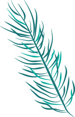 Botanical illustration on a transparent background with poinsettia flowers, a Christmas star. Celebrating the new year 2023. Design element for greeting cards, stickers, emblems, banners, printing