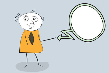 live chat icon with cartoon design