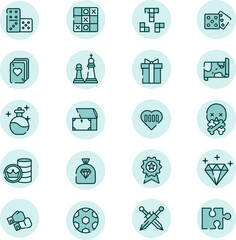 Playing games, illustration, vector on a white background.