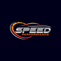 Fast and speed logo template vector image