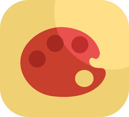 Fototapeta premium Art hobbie, illustration, vector on a white background.