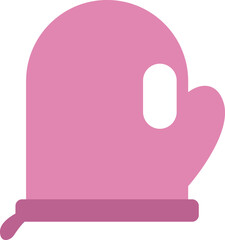 Kitchen oven glove, illustration, vector on a white background.