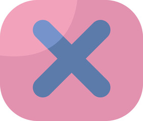 Obraz premium Logistics cancel, illustration, vector on a white background.