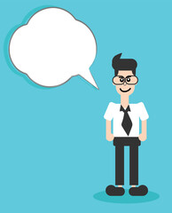 Live chat Solutions cartoon design