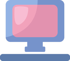 Fototapeta premium Logistics computer, illustration, vector on a white background.