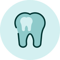 Obraz premium Dental clinic, illustration, vector on a white background.