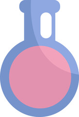 Medicine bottle, illustration, vector on a white background.