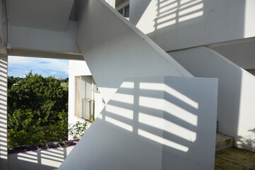 fire escape stairs in the building