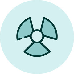 Radiology science, illustration, vector on a white background.