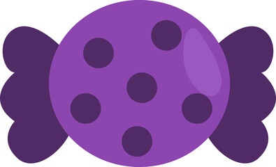 Halloween candie, illustration, vector on a white background.