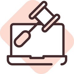 Law ecodes, illustration, vector on a white background.