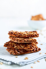 Cookies with sunflower seeds.