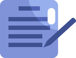 Literature text essay, illustration, vector on a white background.