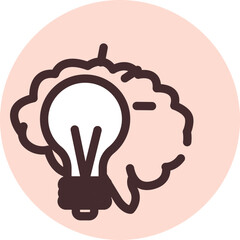 Obraz premium Marketing brain storm, illustration, vector on a white background.