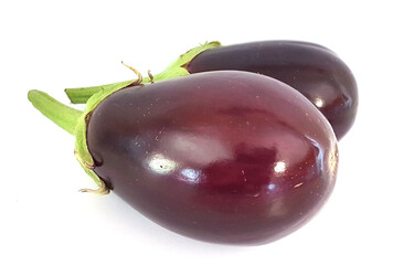 eggplant eggplant isolated fresh ripe food background